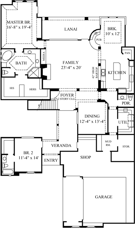 Main Floor Plan: 62-204