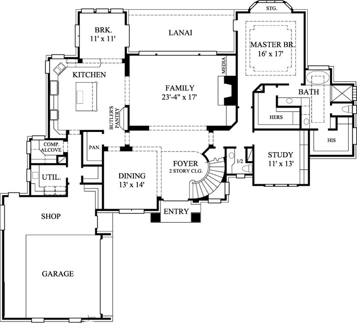Main Floor Plan: 62-205