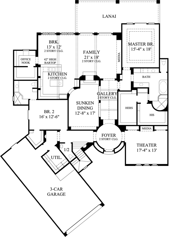 Main Floor Plan: 62-206