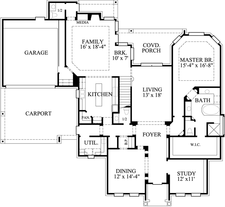 Main Floor Plan: 62-207