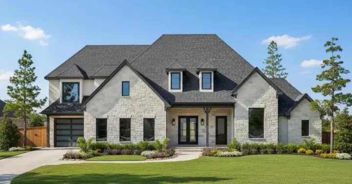 Traditional house plans 62-208 - front exterior, 3,626 sq ft, 5 bed, 3 bath house plans | Monster House Plans