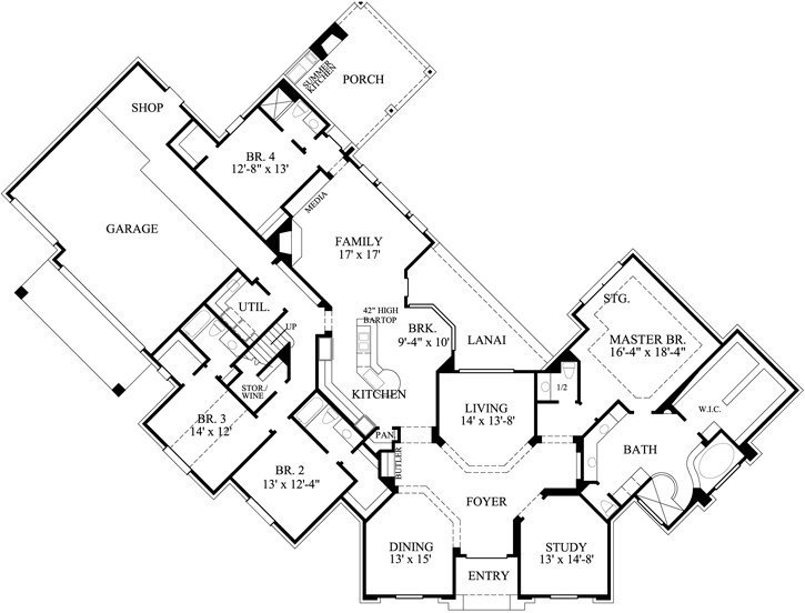 Main Floor Plan: 62-211