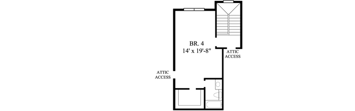 Upper/Second Floor Plan: 62-212
