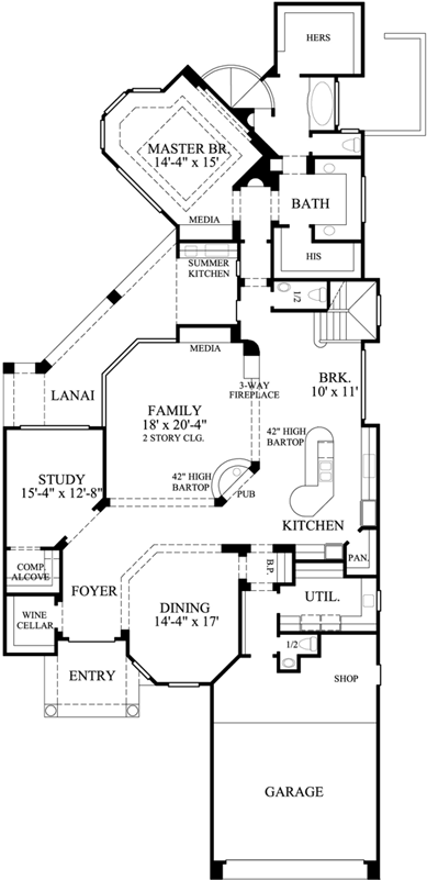 Main Floor Plan: 62-213