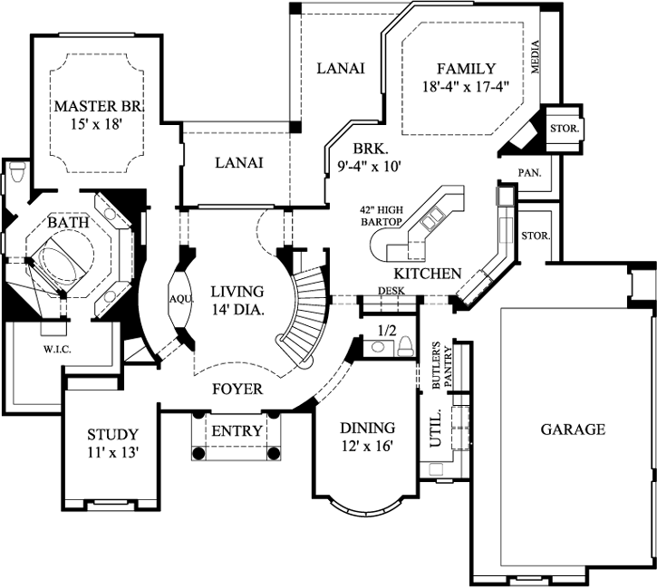 Main Floor Plan: 62-217