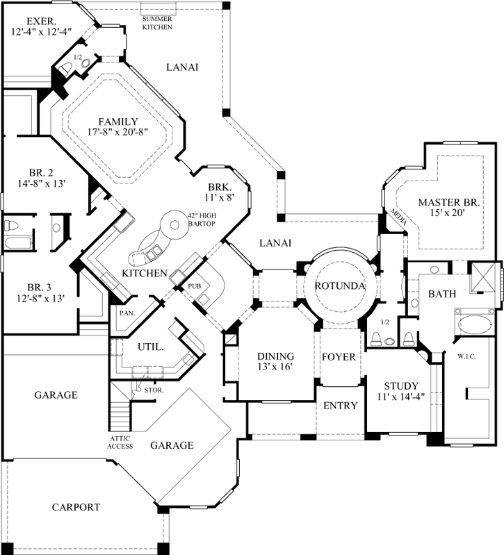 Main Floor Plan: 62-218