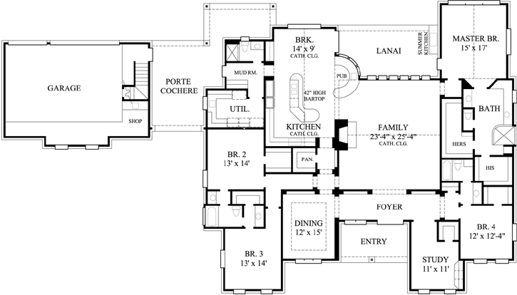 Main Floor Plan: 62-219