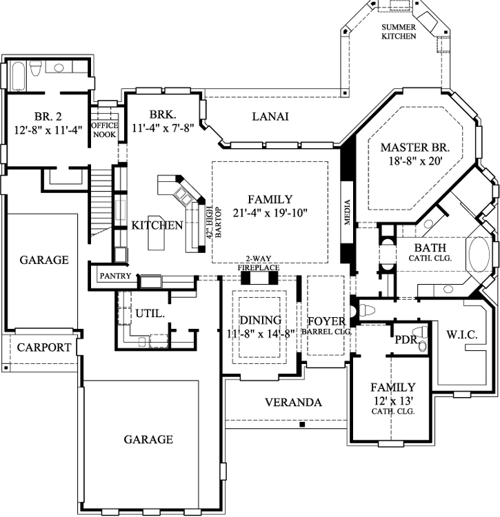 Main Floor Plan: 62-222