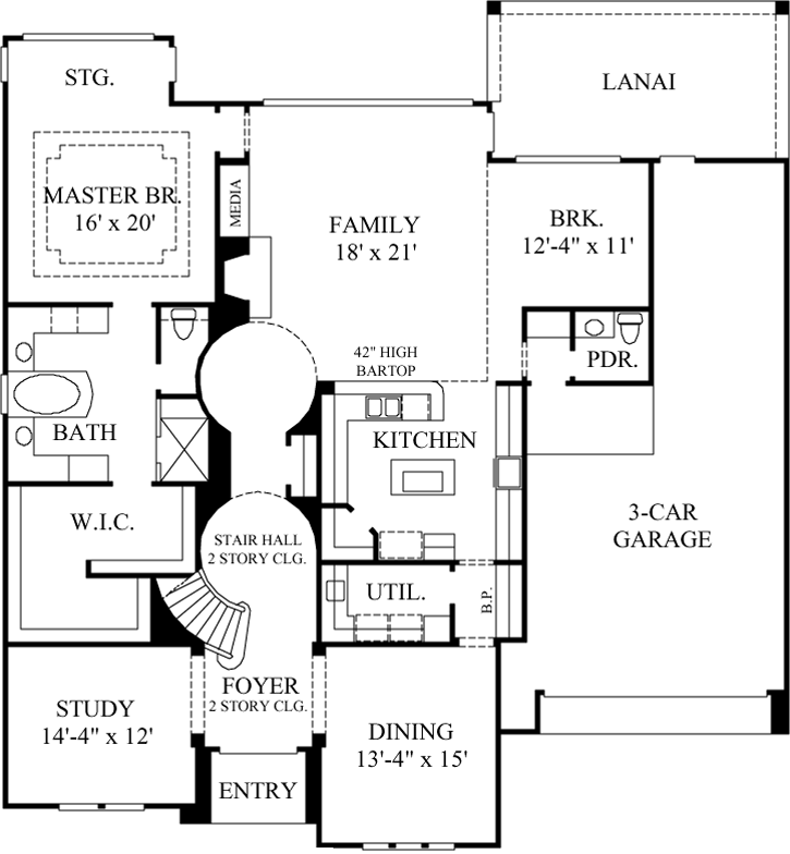 Main Floor Plan: 62-223