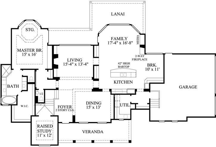 Main Floor Plan: 62-224
