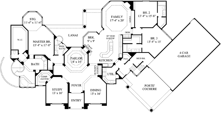 Main Floor Plan: 62-225