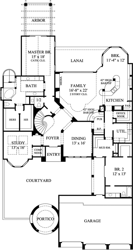 Main Floor Plan: 62-229