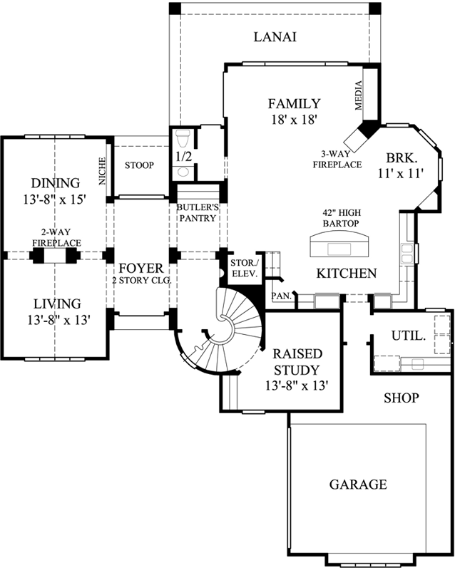 Main Floor Plan: 62-230