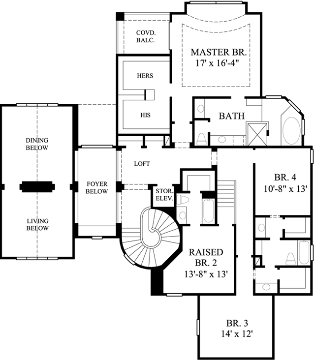 Upper/Second Floor Plan: 62-230