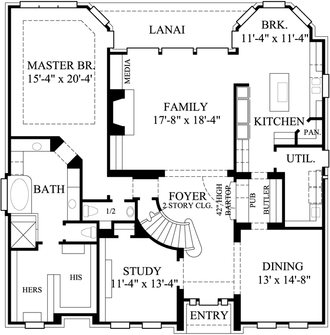 Main Floor Plan: 62-232