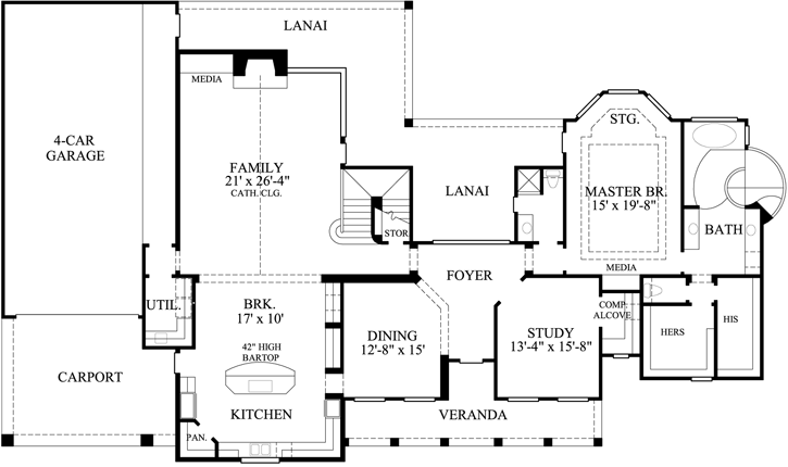 Main Floor Plan: 62-233