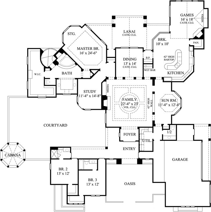 Main Floor Plan: 62-234