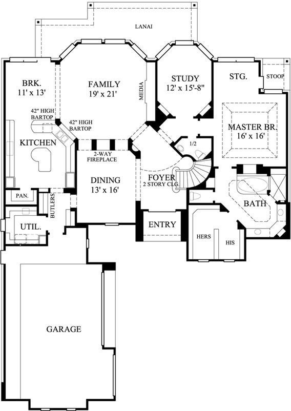 Main Floor Plan: 62-235