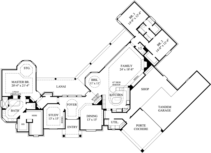 Main Floor Plan: 62-236