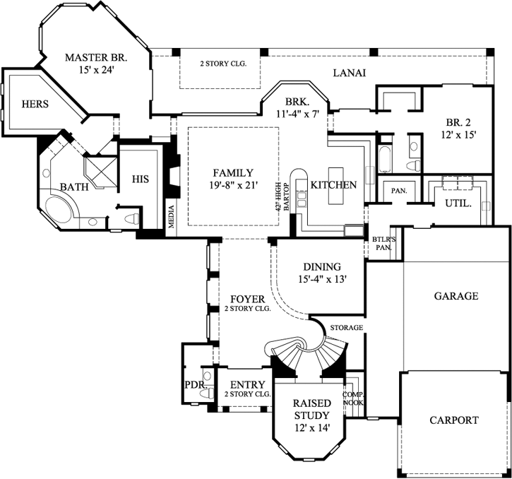 Main Floor Plan: 62-237