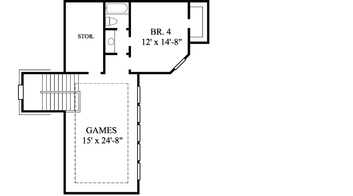 Upper/Second Floor Plan: 62-238