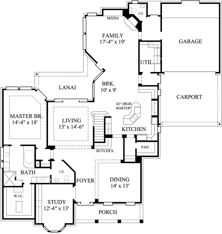 Main Floor Plan: 62-239