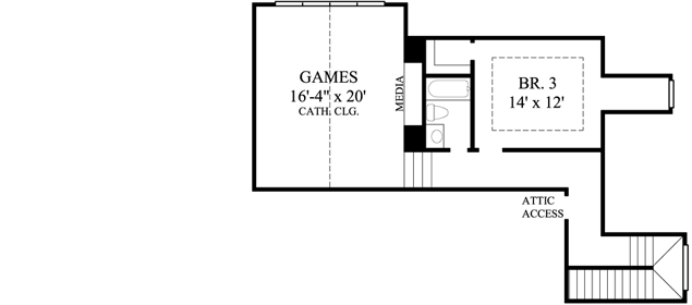 Upper/Second Floor Plan: 62-241