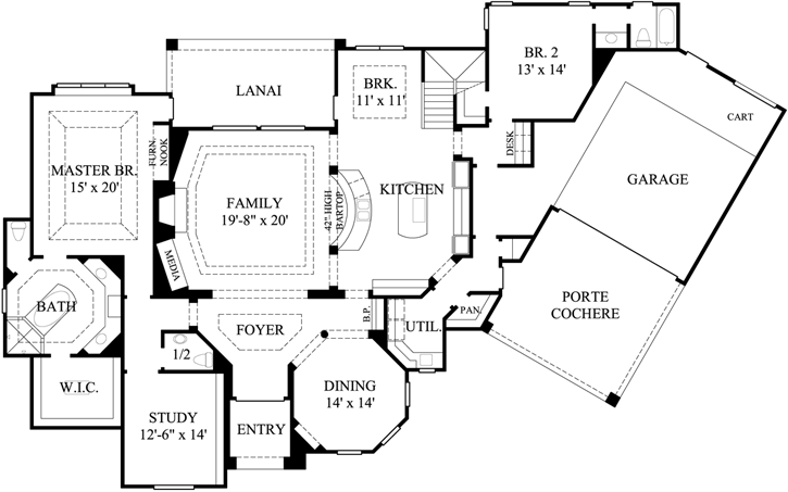 Main Floor Plan: 62-243