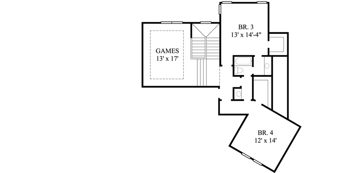 Upper/Second Floor Plan: 62-243
