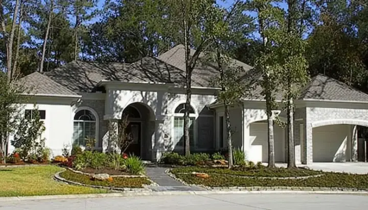 Traditional house plans 62-245 - front exterior, 3,858 sq ft, 4 bed, 3 bath house plans | Monster House Plans