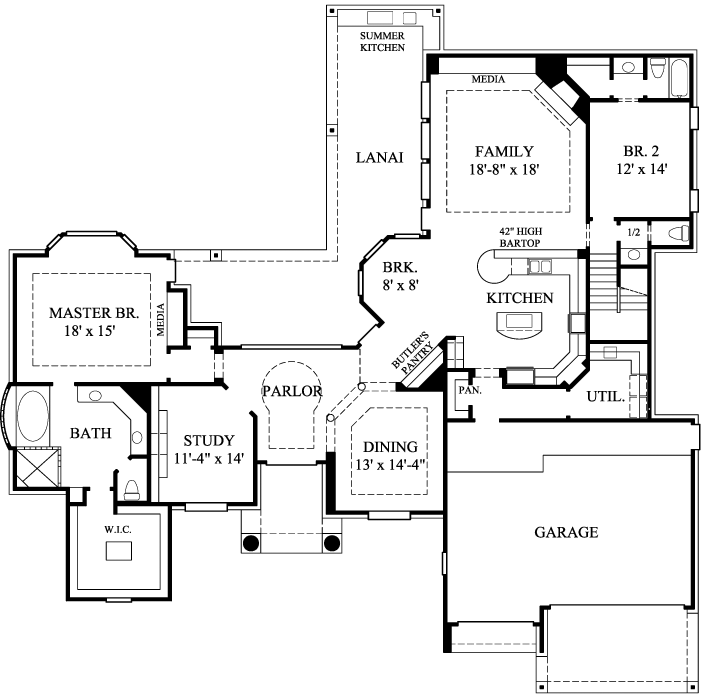 Main Floor Plan: 62-245