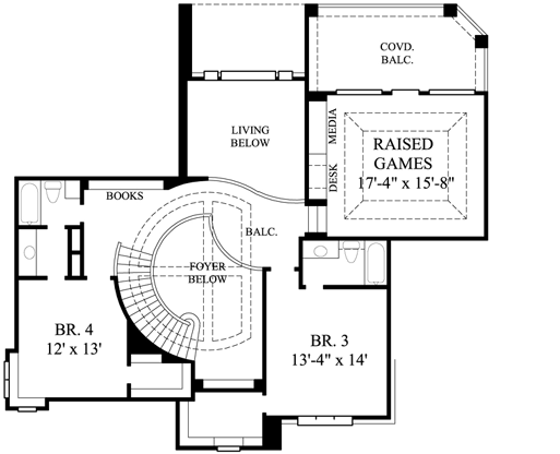Upper/Second Floor Plan: 62-247