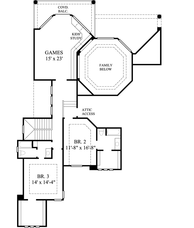 Upper/Second Floor Plan: 62-249