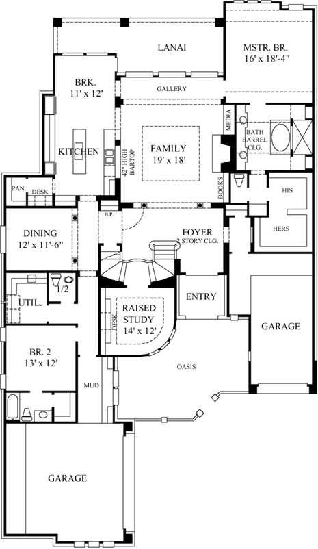 Main Floor Plan: 62-250