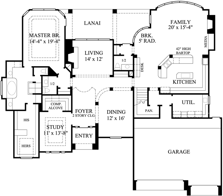 Main Floor Plan: 62-252