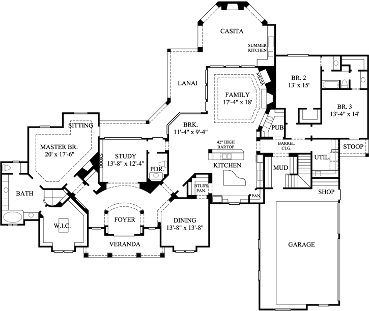 Main Floor Plan: 62-253