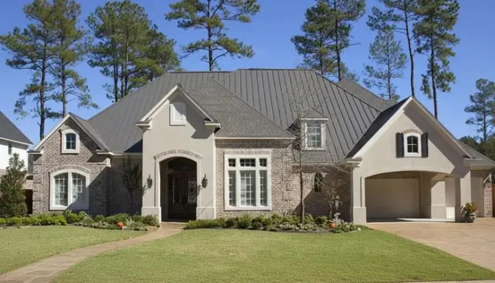 Traditional house plans 62-255 - front exterior, 3,896 sq ft, 4 bed, 3 bath house plans | Monster House Plans