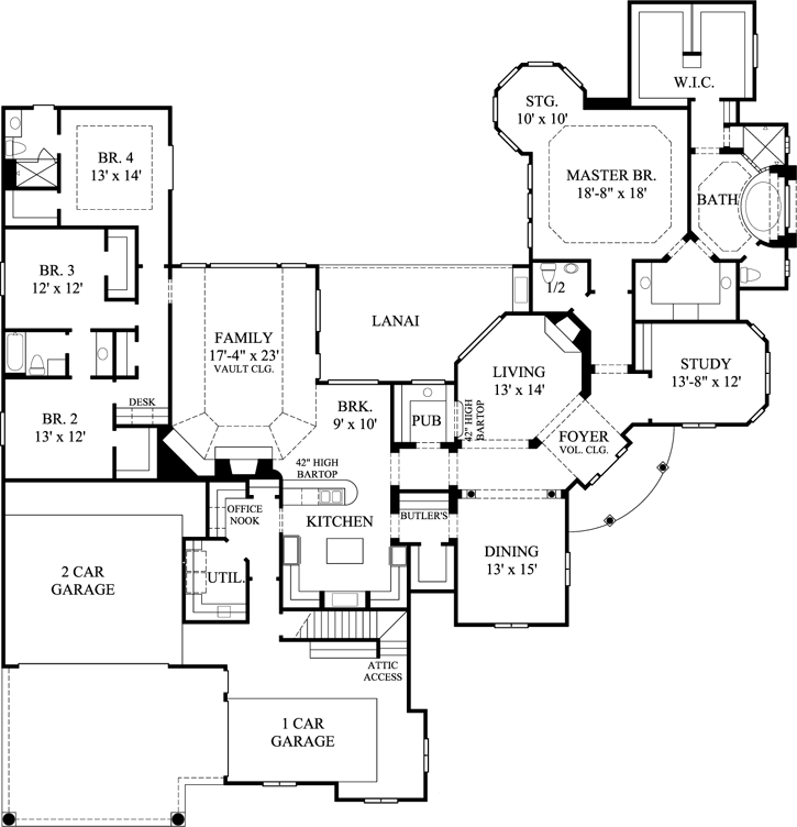 Main Floor Plan: 62-256