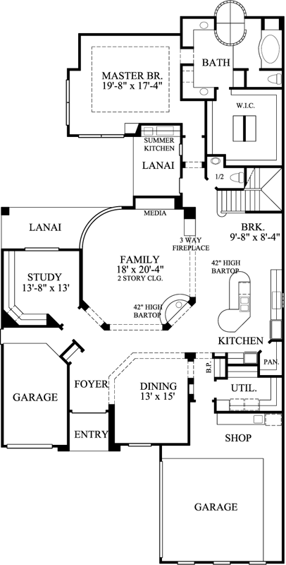 Main Floor Plan: 62-257