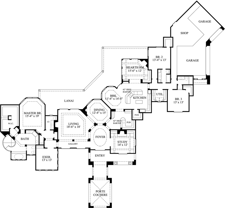 Main Floor Plan: 62-258