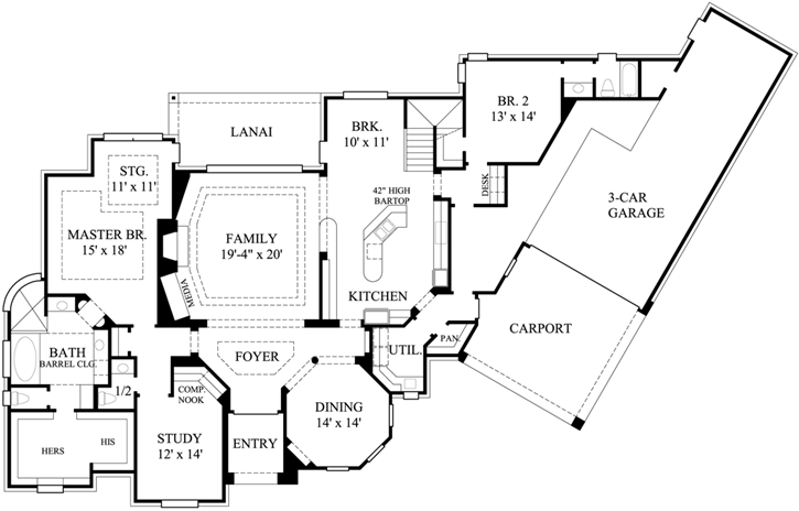 Main Floor Plan: 62-259