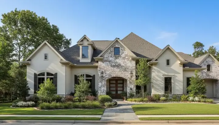 Traditional house plans 62-260 - front exterior, 3,912 sq ft, 4 bed, 3 bath house plans | Monster House Plans