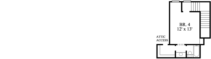 Upper/Second Floor Plan: 62-260