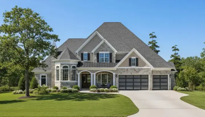 Traditional house plans 62-263 - front exterior, 3,941 sq ft, 3 bed, 3 bath house plans | Monster House Plans