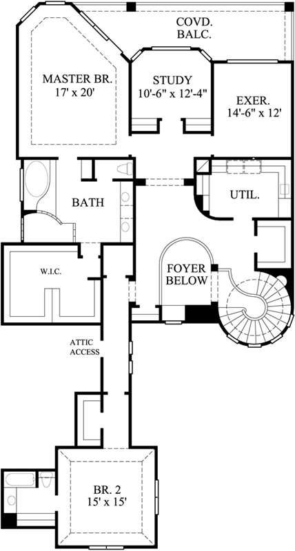 Upper/Second Floor Plan:62-265