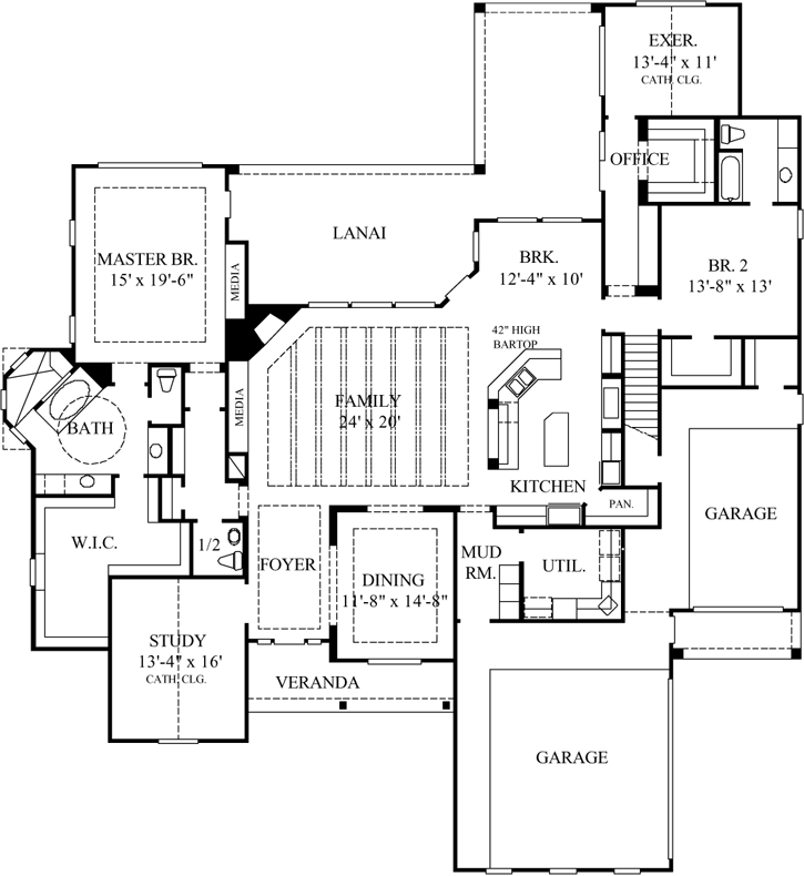 Main Floor Plan: 62-269