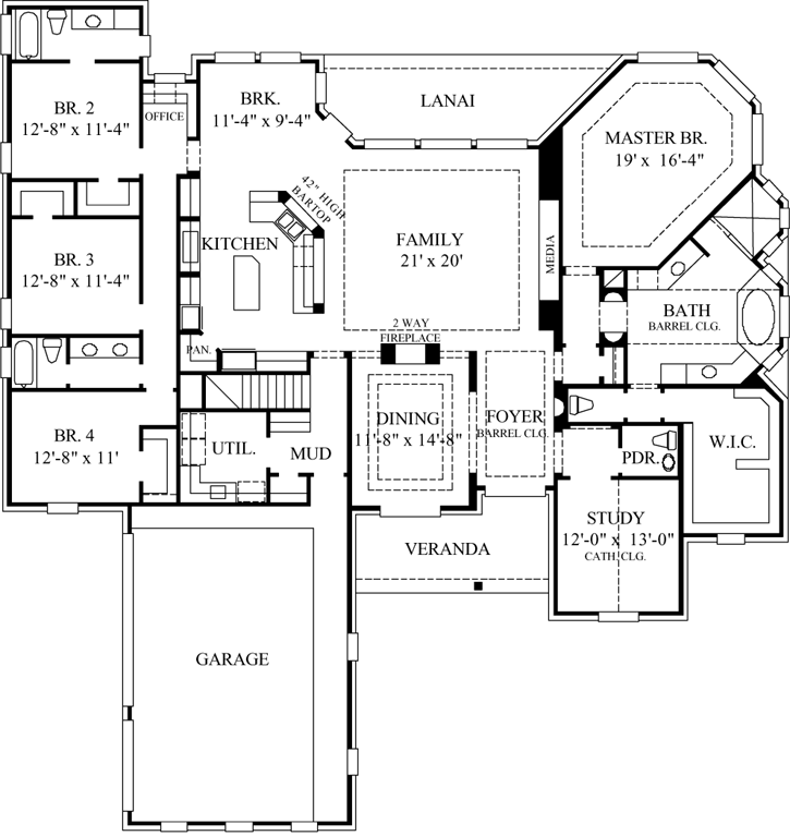 Main Floor Plan: 62-271
