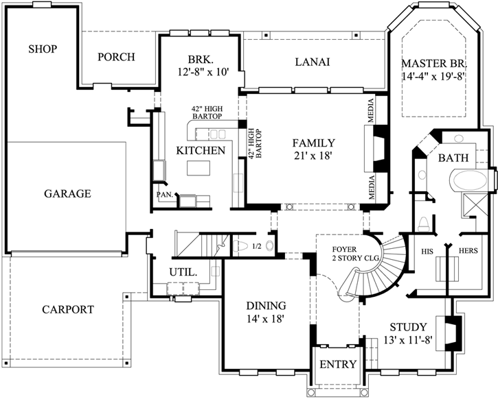 Main Floor Plan: 62-272