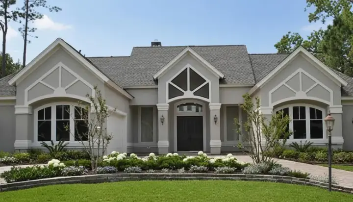 Traditional house plans 62-273 - front exterior, 3,997 sq ft, 4 bed, 3 bath house plans | Monster House Plans