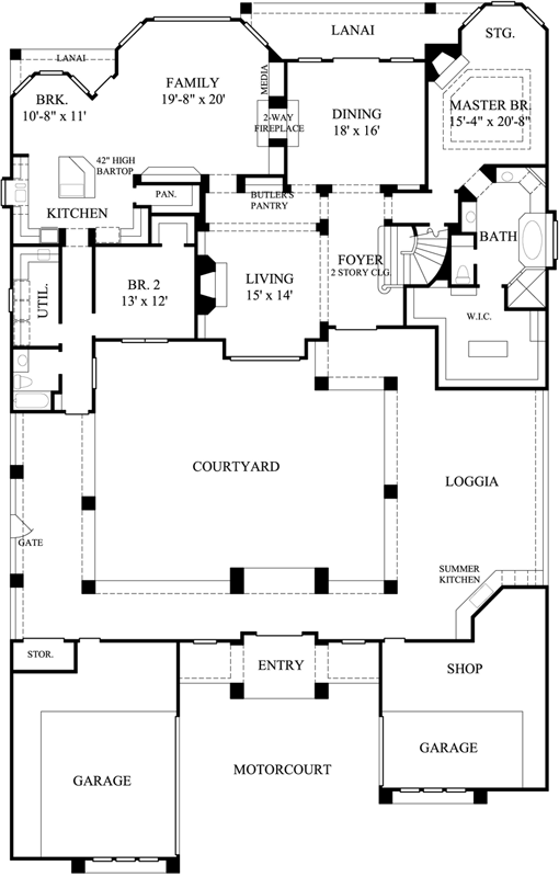 Main Floor Plan: 62-273